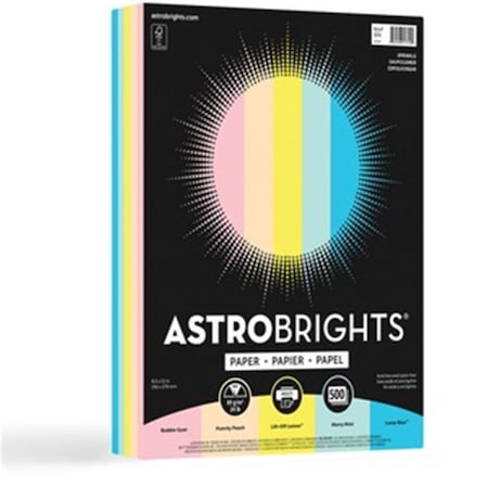 Easy-To-Organize 24 lbs Astrobrights Sprinkle Multipurpose Paper, 50PK0 EA3735981